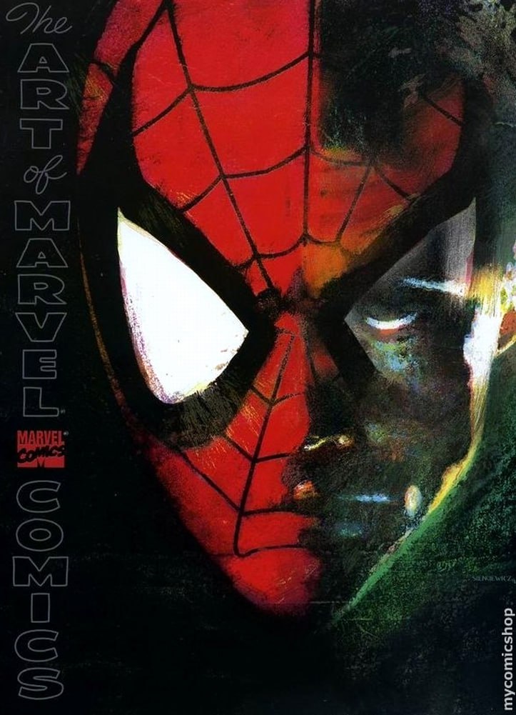 Portada ampliada de The Art of Marvel Comics