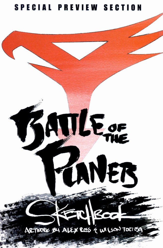 Portada ampliada de BATTLE OF THE PLANETS SKETCHBOOK