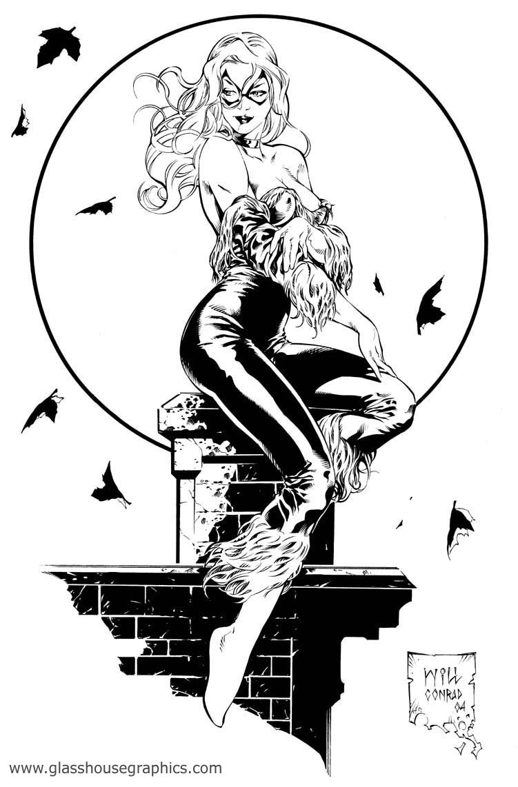 Portada ampliada de WILL CONRAD Recriaciones de super heroínas Marvel y DC (o: scenas que siempre hemos querido veer)