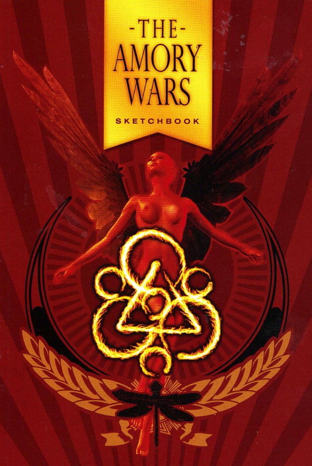 Portada ampliada de THE AMORY WARS SKETCHBOOK