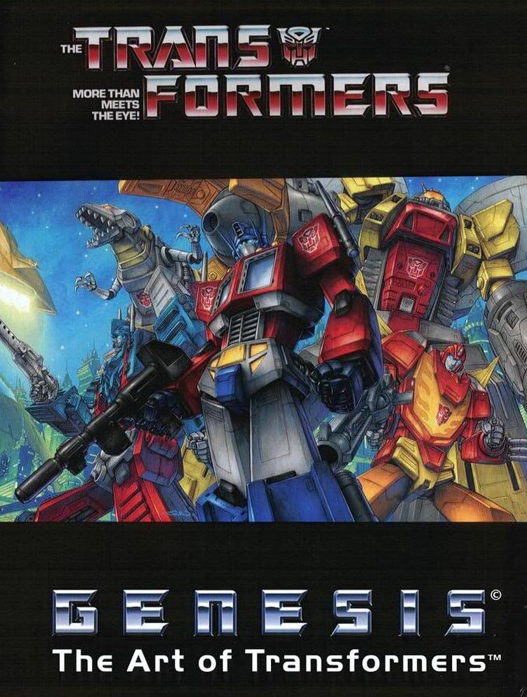 Portada ampliada de The Art of Transformers