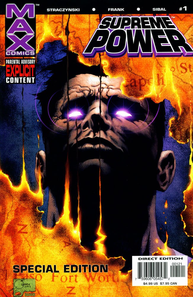 Portada ampliada de Supreme Power
