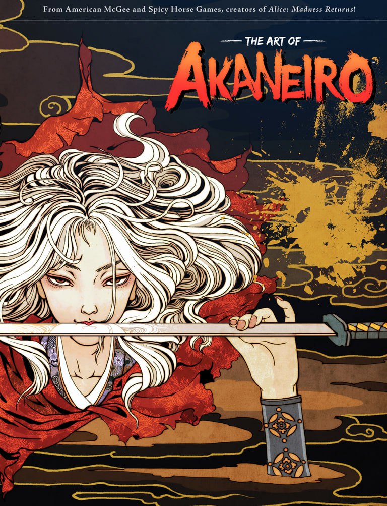 Portada ampliada de The Art of Akaneiro