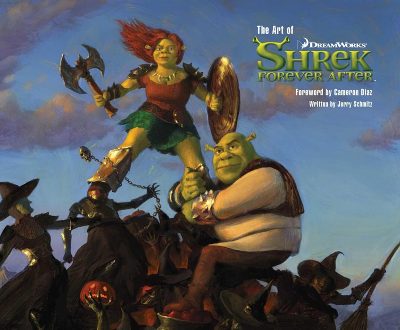 Portada ampliada de The Art of Shrek Forever After