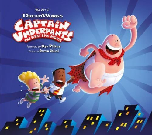 Portada ampliada de The Art of DreamWorks Captain Underpants The First Epic Movie