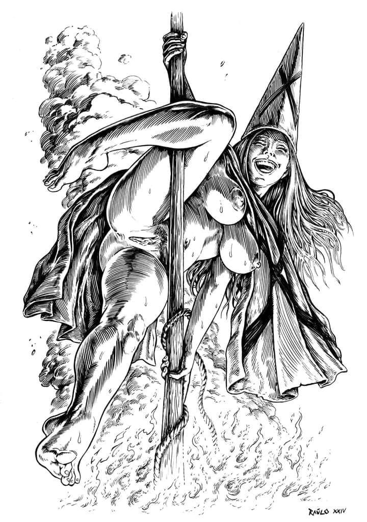 Portada ampliada de Raúlo Cáceres - Brujas Imágenes compartidas por el artista en su Facebook profesional