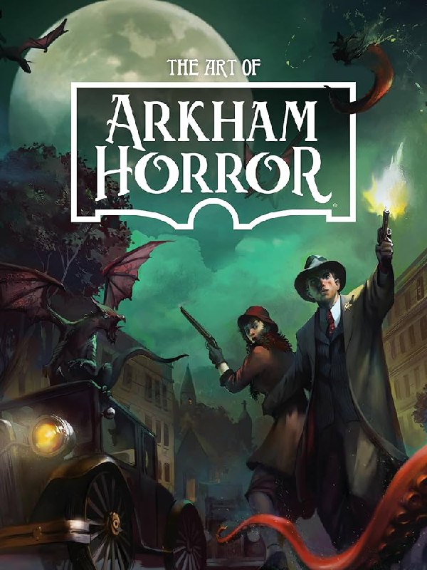 Portada ampliada de THE ART OF ARKHAM HORROR