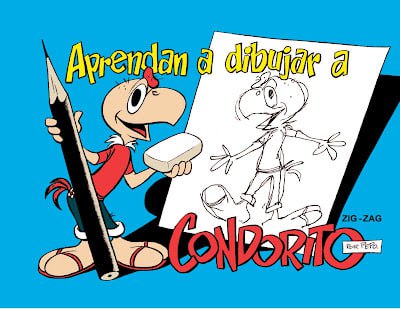 Portada ampliada de Aprendan a dibujar a Condorito