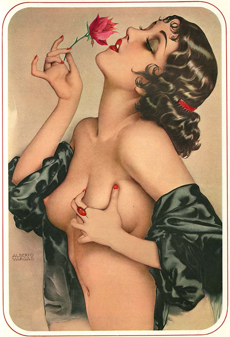 Portada ampliada de Alberto Vargas Pin-Up Girls