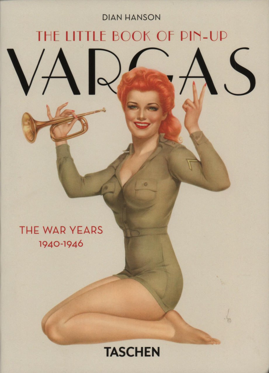 Portada ampliada de THE LITTLE BOOK OF PIN-UP VARGAS