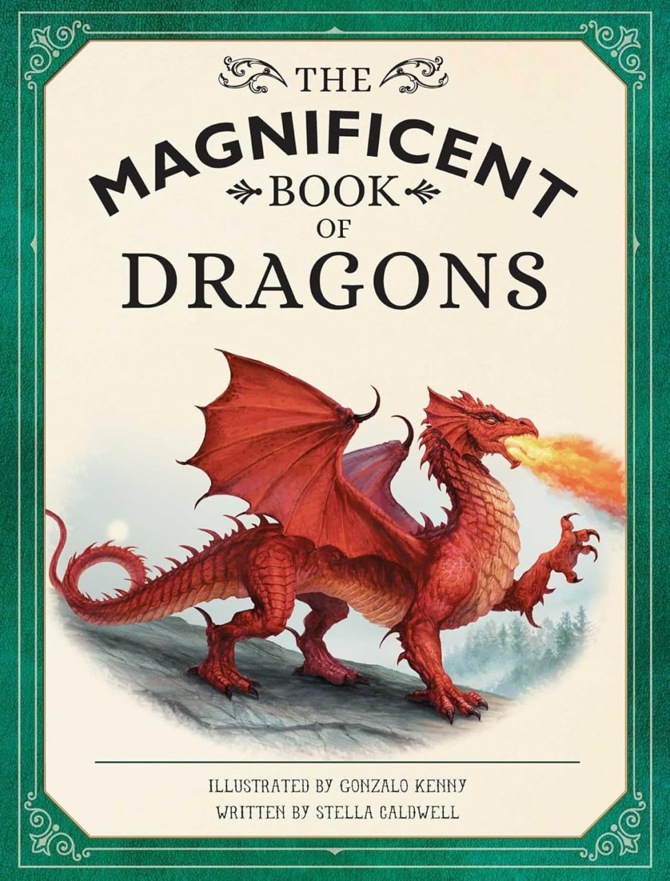 Portada ampliada de THE MAGNIFICENT BOOK OF DRAGONS