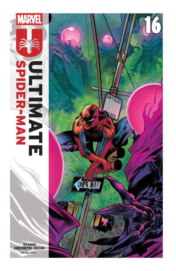 Portada ampliada de ULTIMATE SPIDER-MAN 16