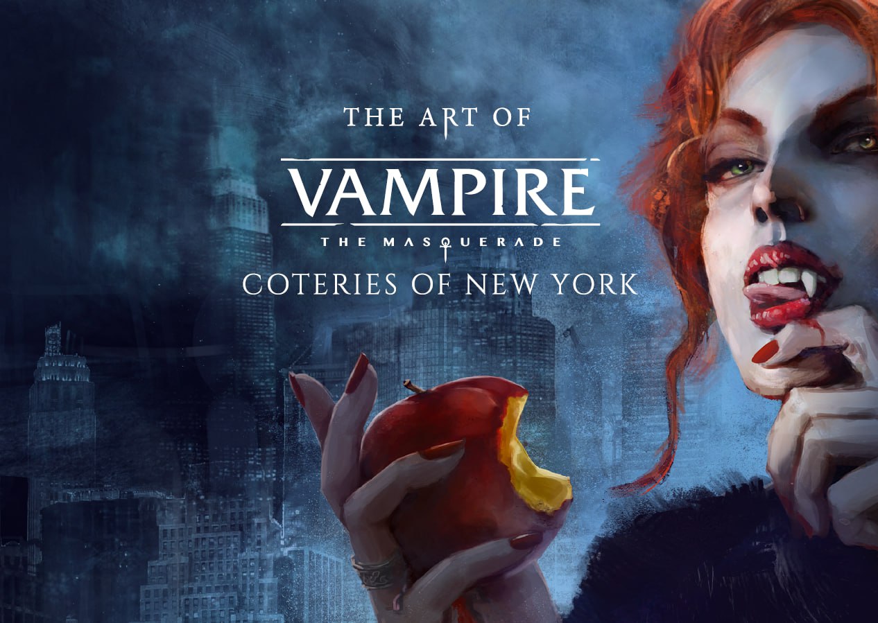 Portada ampliada de THE ART OF VAMPIRE THE MASQUERADE COTERIES OF NEW YORK