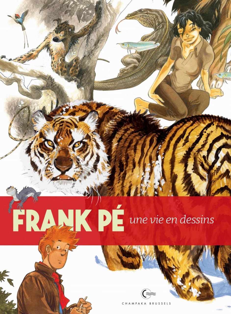 Portada ampliada de FRANK PÉ une vie en dessins