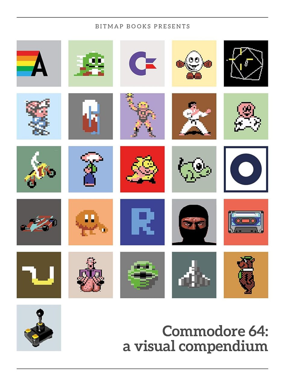 Portada ampliada de Commodore 64: a visual compendium