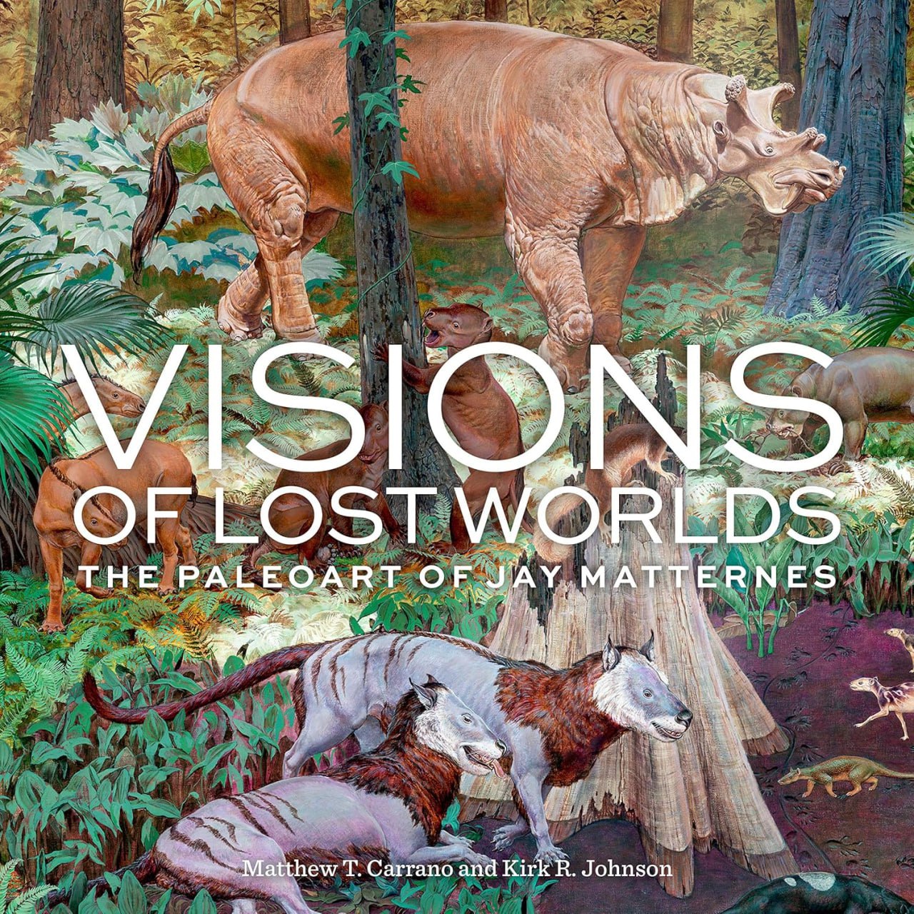 Portada ampliada de Visions of Lost Worlds. The Paleoart of Jay Matternes
