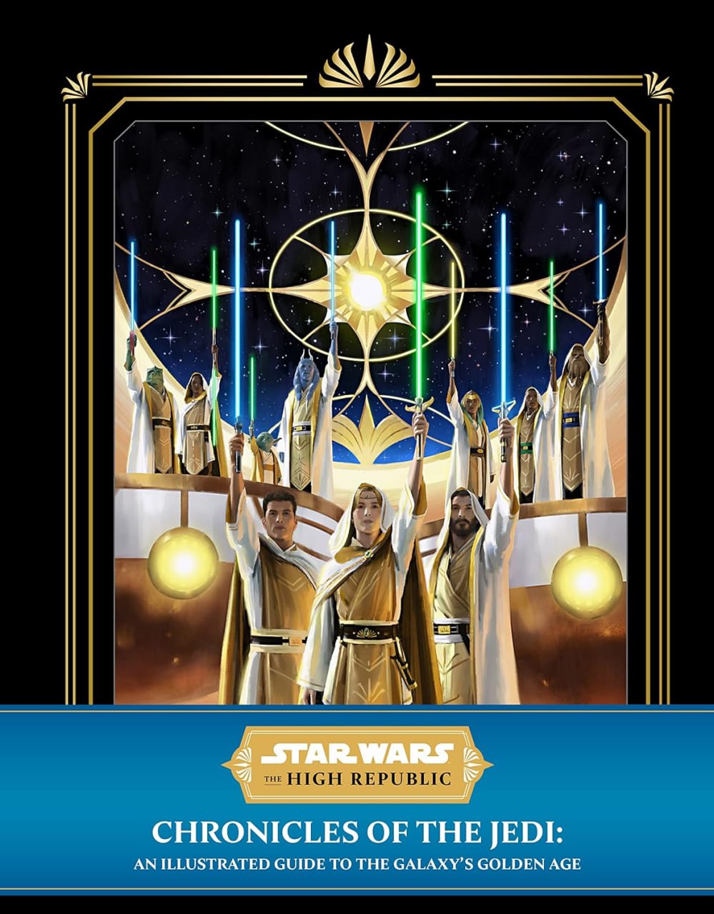 Portada ampliada de CHRONICLES OF THE JEDI: AN ILLUSTRATED GUIDE TO THE GALAXY'S GOLDEN AGE