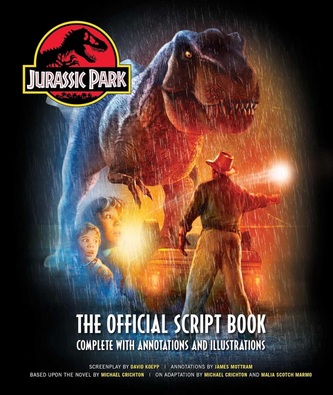 Portada ampliada de THE OFFICIAL SCRIPT BOOK COMPLETE WITH ANNOTATIONS AND ILLUSTRATIONS