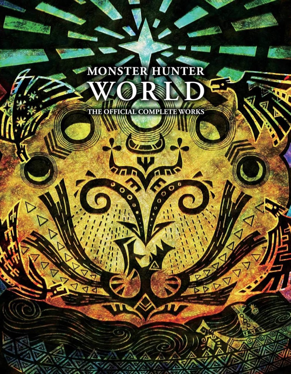 Portada ampliada de MONSTER HUNTER WORLD THE OFFICIAL COMPLETE WORKS
