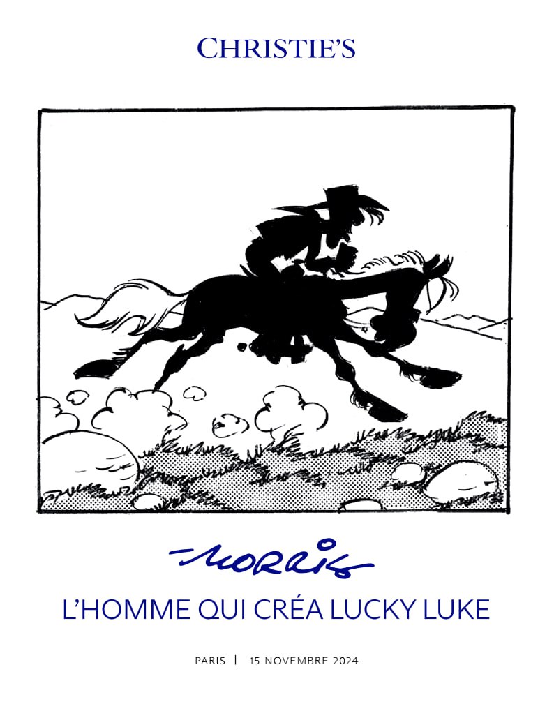 Portada ampliada de L'HOMME QUI CRÉA LUCKY LUKE