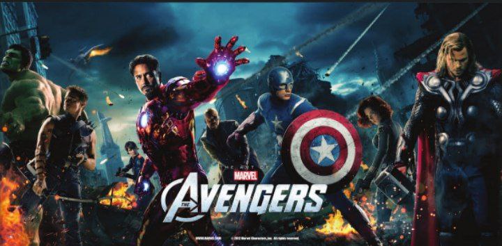 Portada ampliada de The Avengers