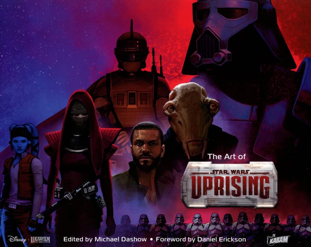 Portada ampliada de The Art of Star Wars Uprising