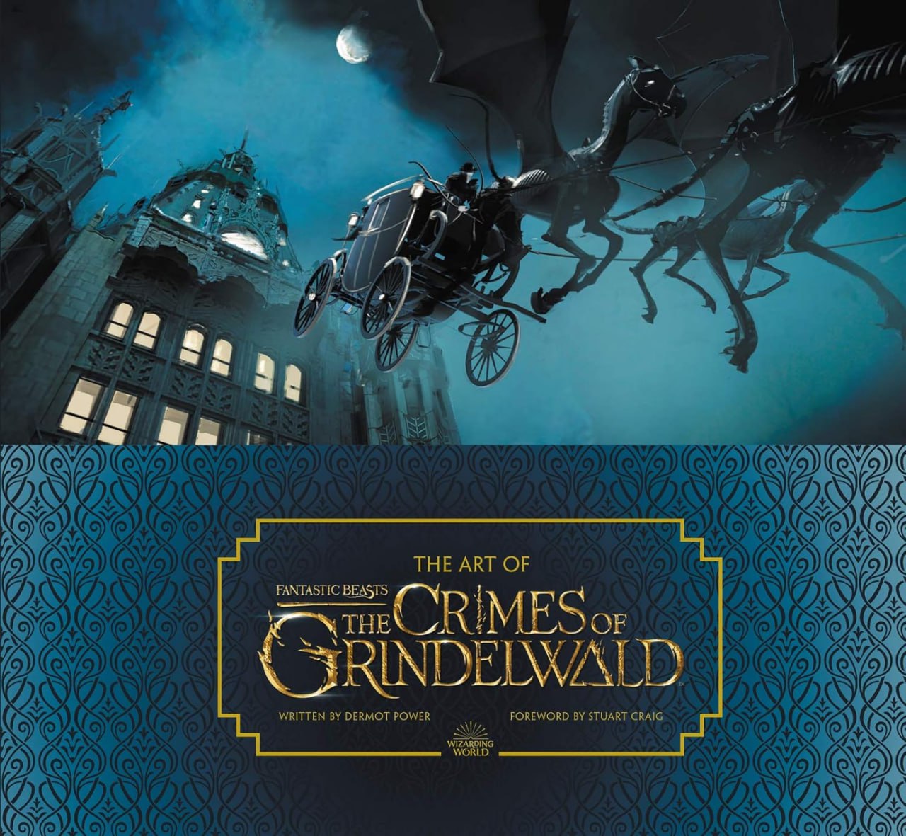Portada ampliada de The Art of Fantastic Beasts: The Crimes of Grindelwald