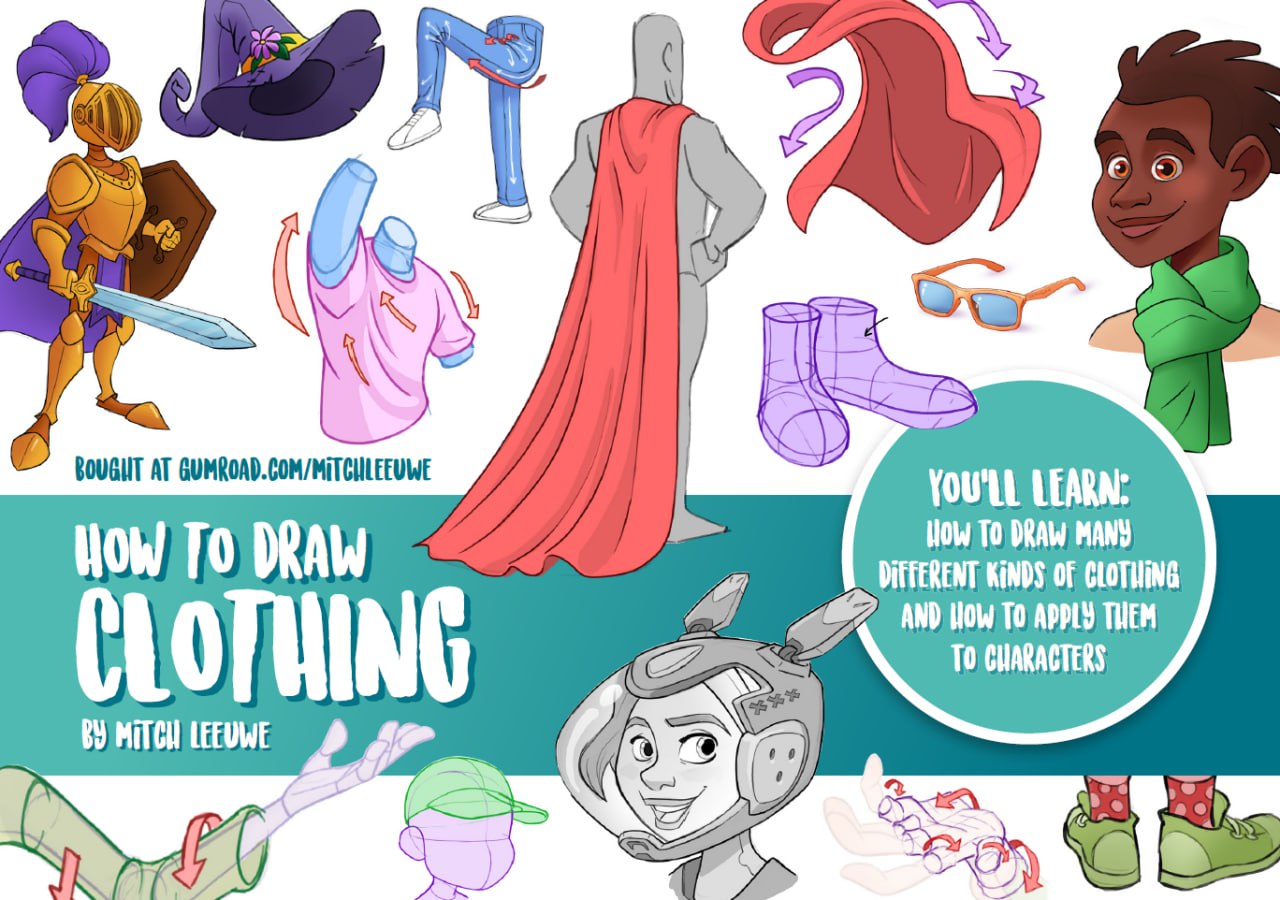 Portada ampliada de How to Draw Clothing