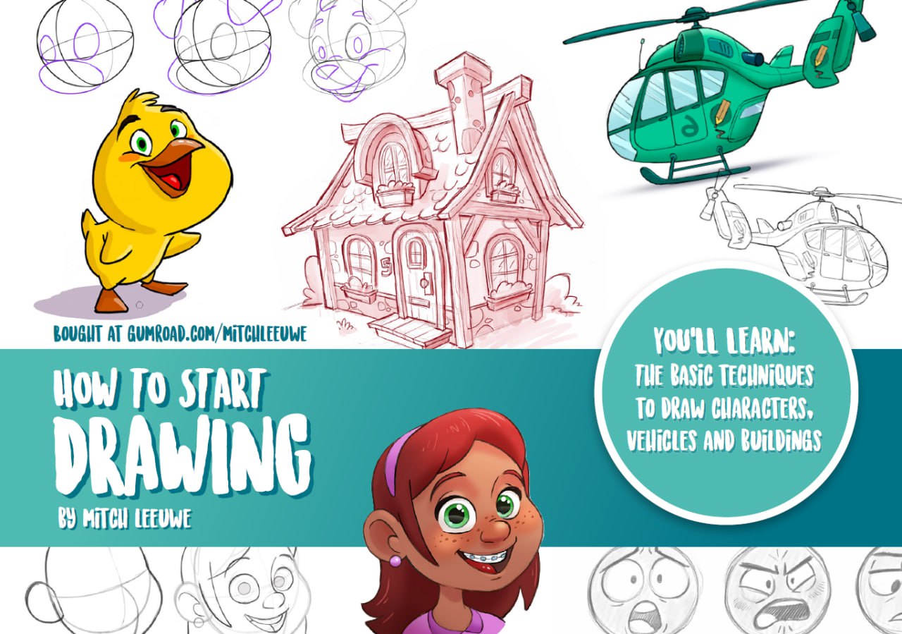 Portada ampliada de How to start drawing
