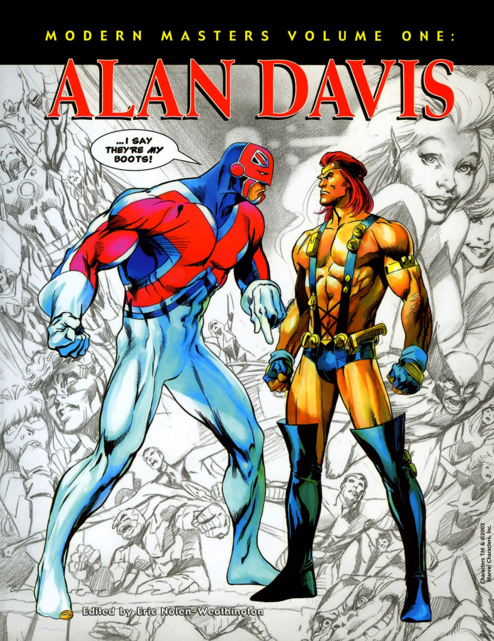 Portada ampliada de MODERN MASTERS VOLUME ONE: ALAN DAVIS