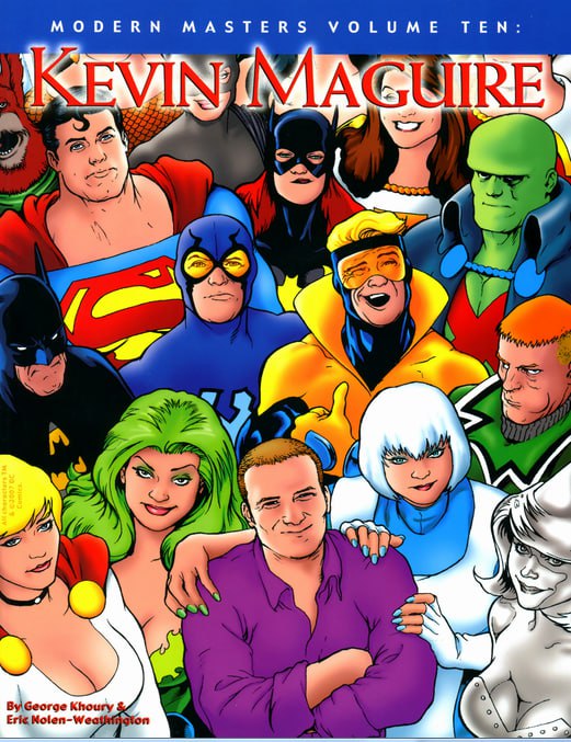 Portada ampliada de Modern Masters Volume Ten: Kevin Maguire