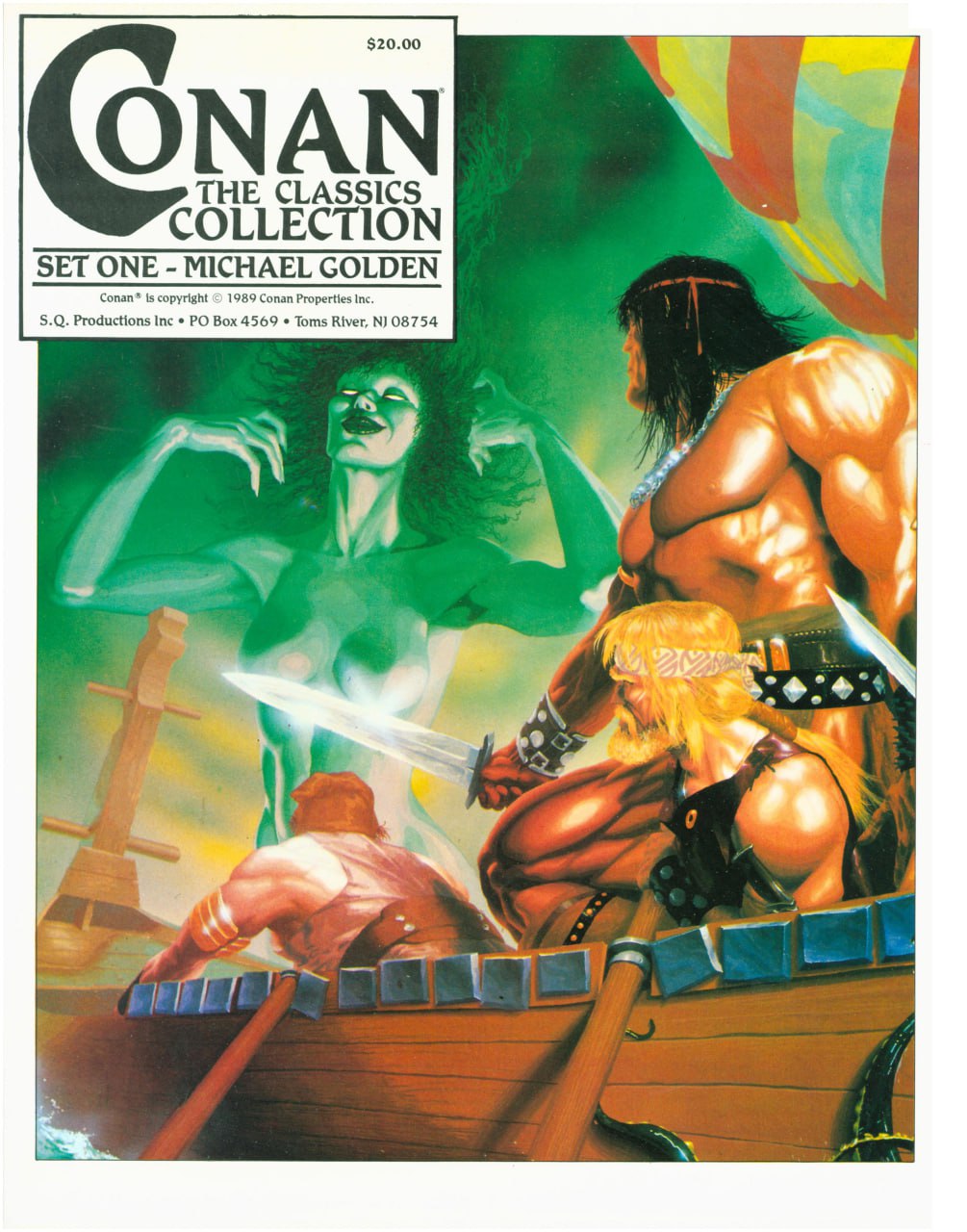 Portada ampliada de Conan The Classics Collection