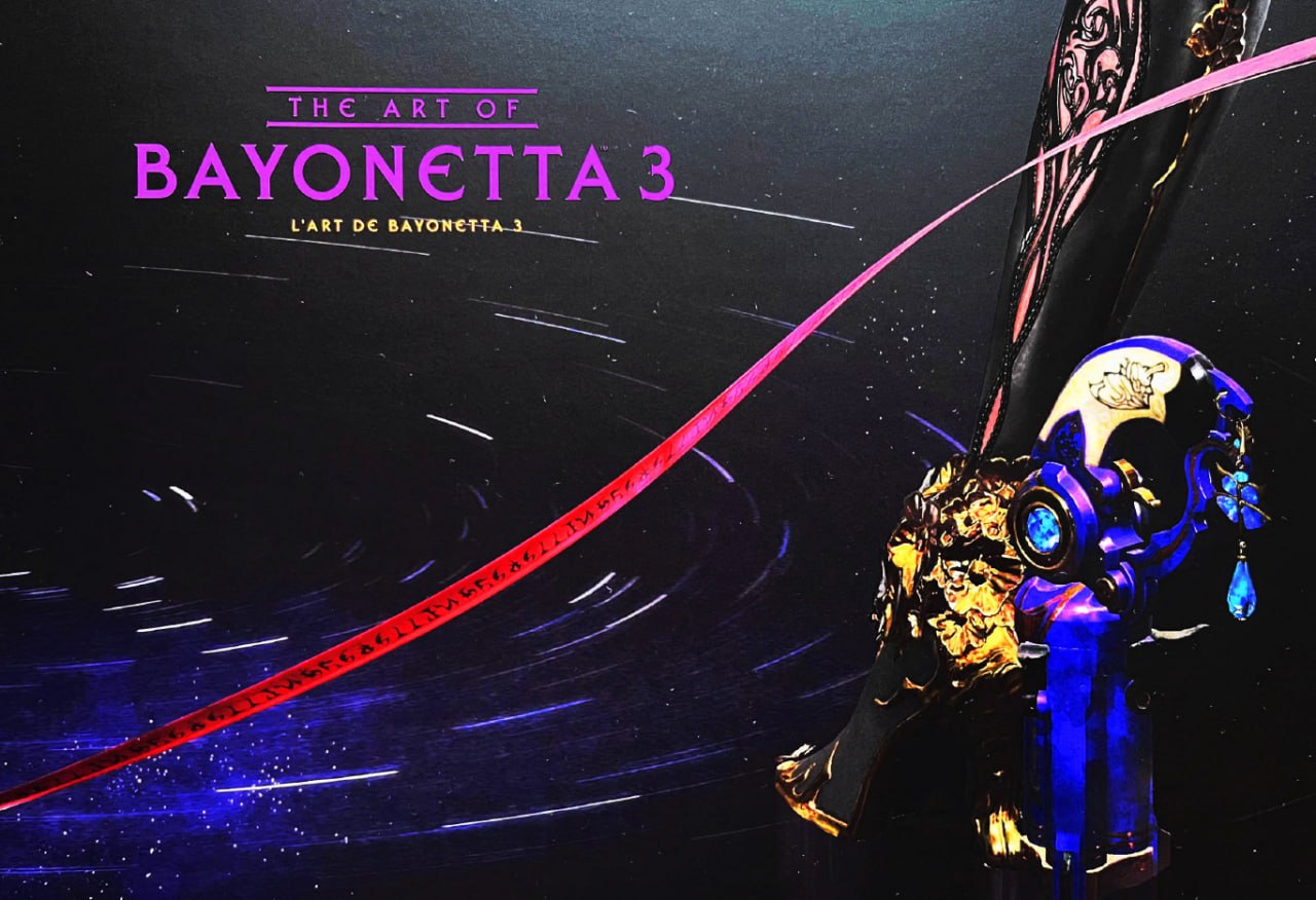 Portada ampliada de THE ART OF BAYONETTA 3