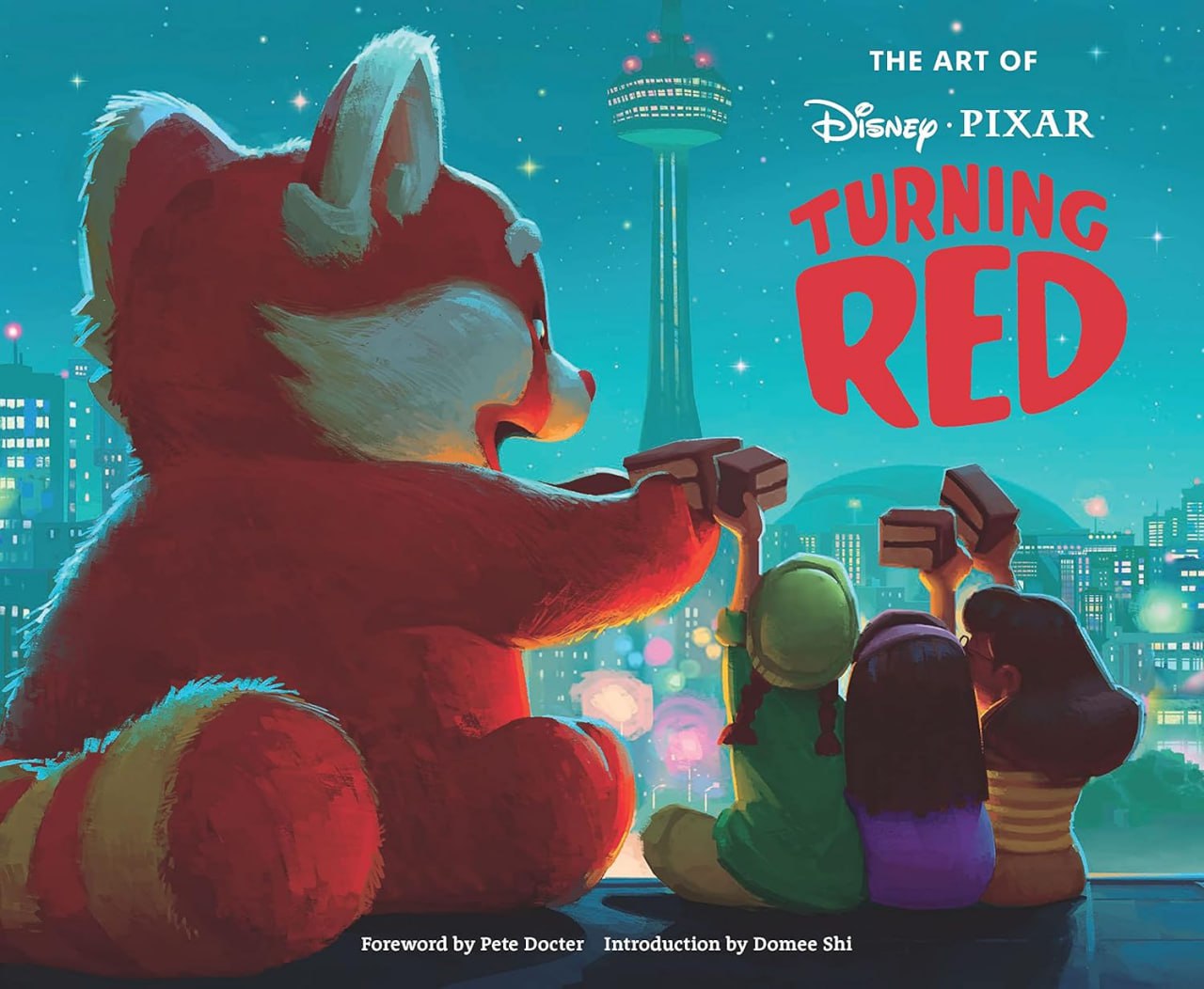 Portada ampliada de THE ART OF Disney PIXAR TURNING RED