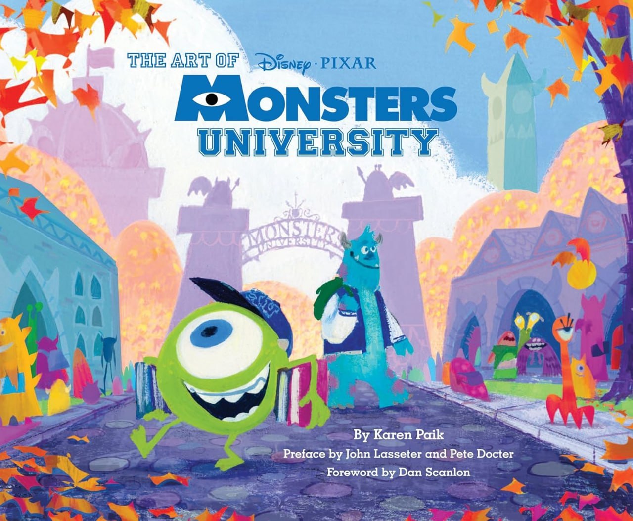 Portada ampliada de THE ART OF MONSTERS UNIVERSITY