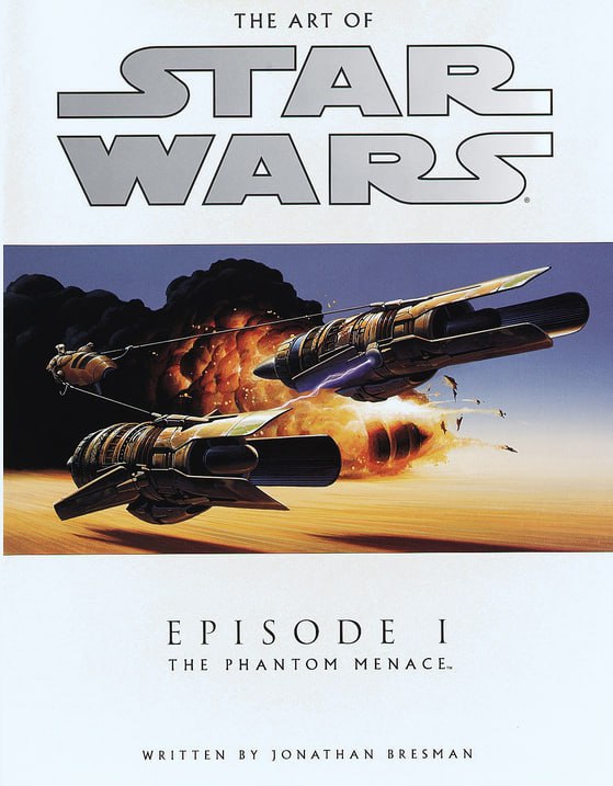 Portada ampliada de The Art of Star Wars Episode I The Phantom Menace