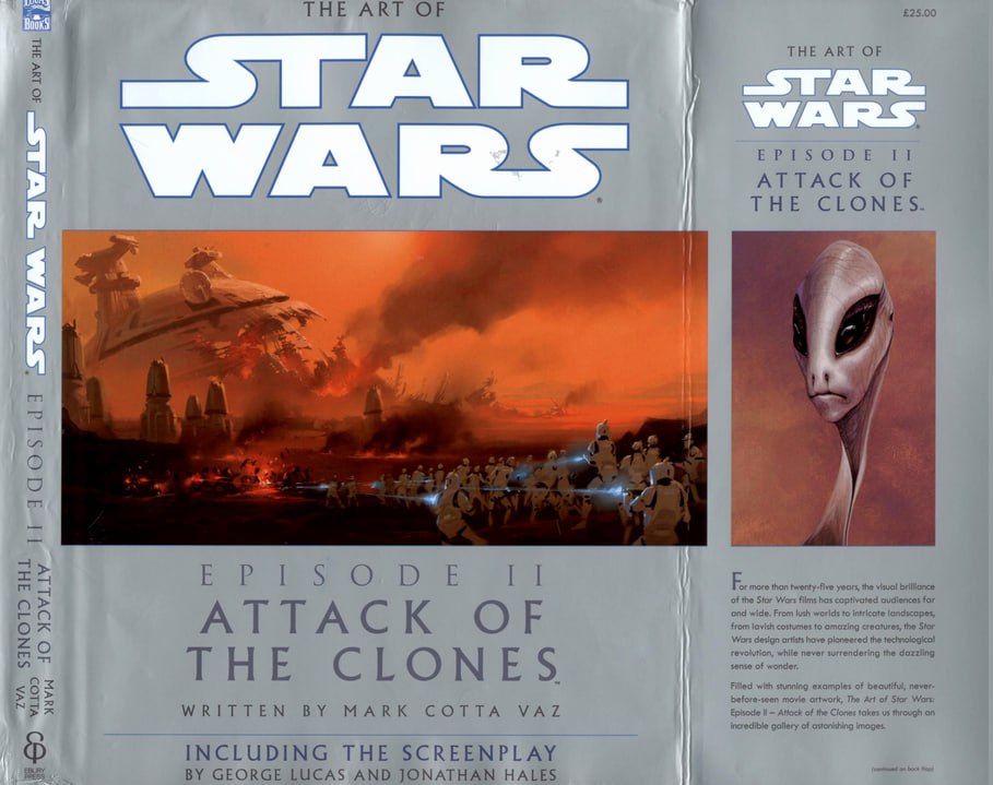 Portada ampliada de THE ART OF STAR WARS EPISODE II ATTACK OF THE CLONES