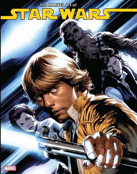 Portada ampliada de The MARVEL Art of STAR WARS