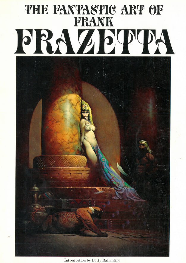 Portada ampliada de THE FANTASTIC ART OF FRANK FRAZETTA