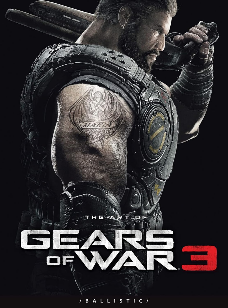 Portada ampliada de The Art of Gears of War 3