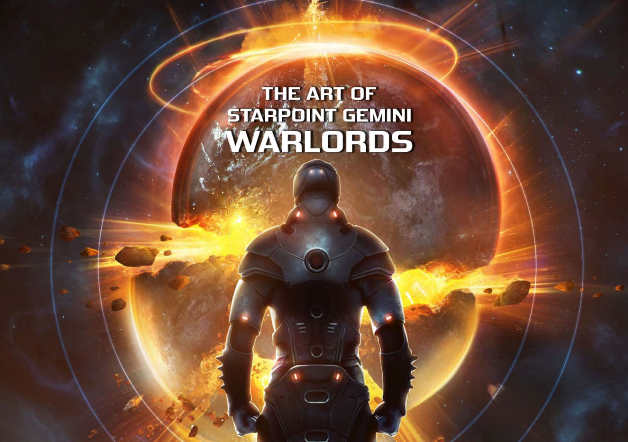 Portada ampliada de THE ART OF STARPOINT GEMINI WARLORDS