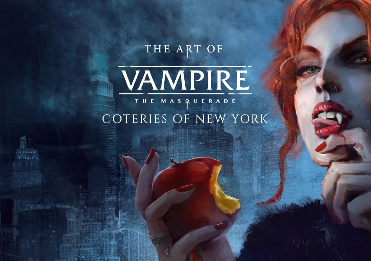 Portada ampliada de THE ART OF VAMPIRE THE MASQUERADE COTERIES OF NEW YORK
