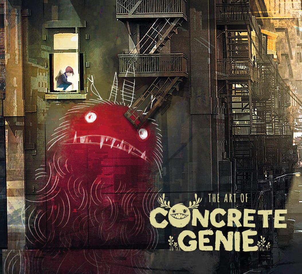 Portada ampliada de The Art of Concrete Genie