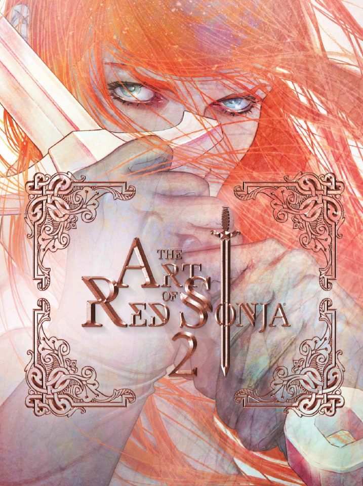 Portada ampliada de The Art of Red Sonja 2