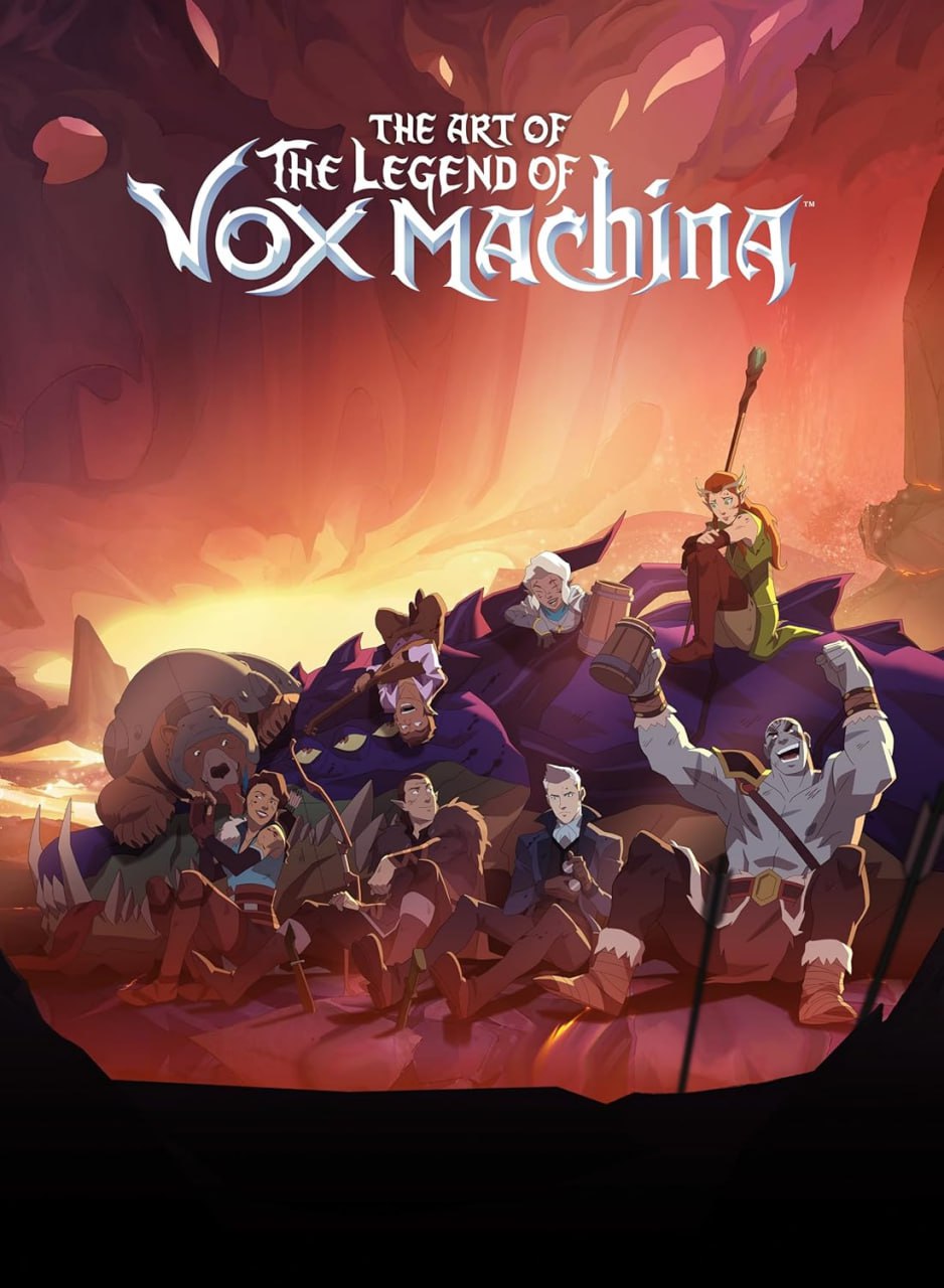 Portada ampliada de The Art of The Legend of Vox Machina