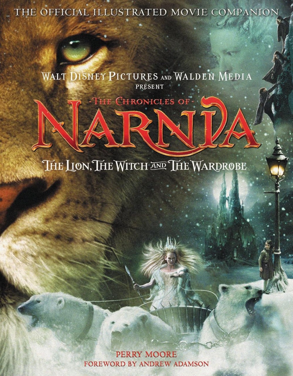 Portada ampliada de The Chronicles of Narnia. The Lion, The Witch and The Wardrobe