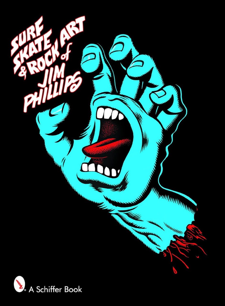 Portada ampliada de SURF SKATE & ROCK ART of JIM PHILLIPS