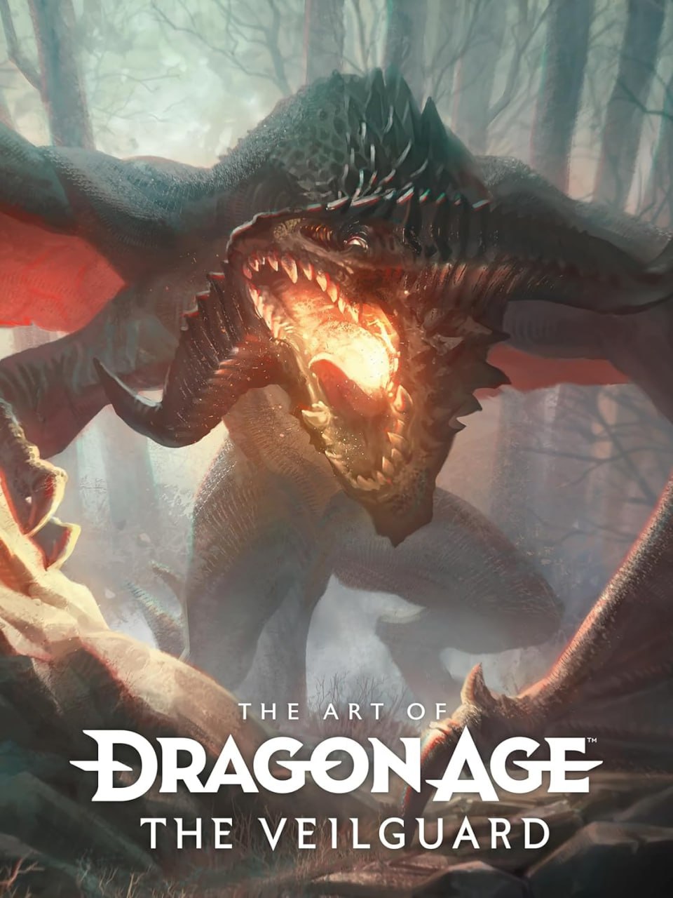 Portada ampliada de THE ART OF DRAGON AGE THE VEILGUARD