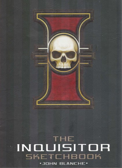 Portada ampliada de THE INQUISITOR SKETCHBOOK