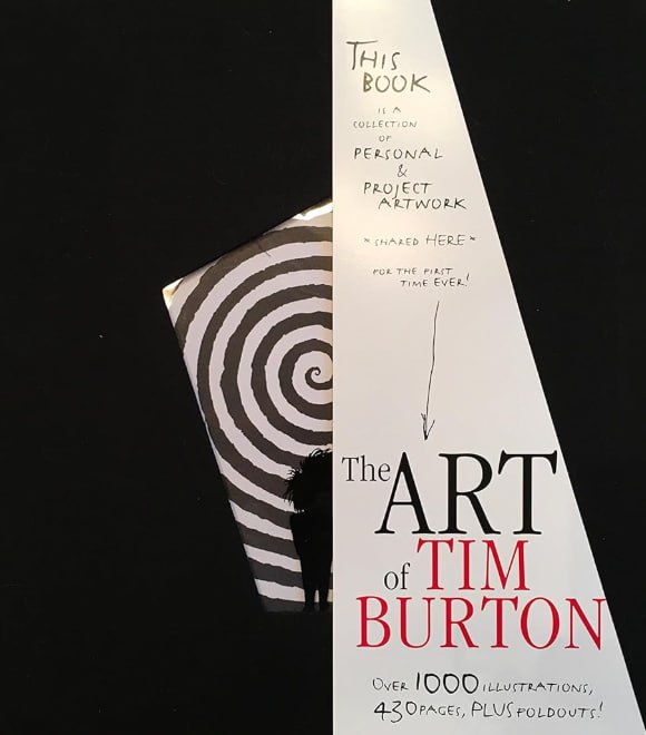 Portada ampliada de The ART of TIM BURTON